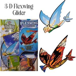 3-$15 - 16" Tinker Bell &  Avitar 3-D Nylon Sky Glider